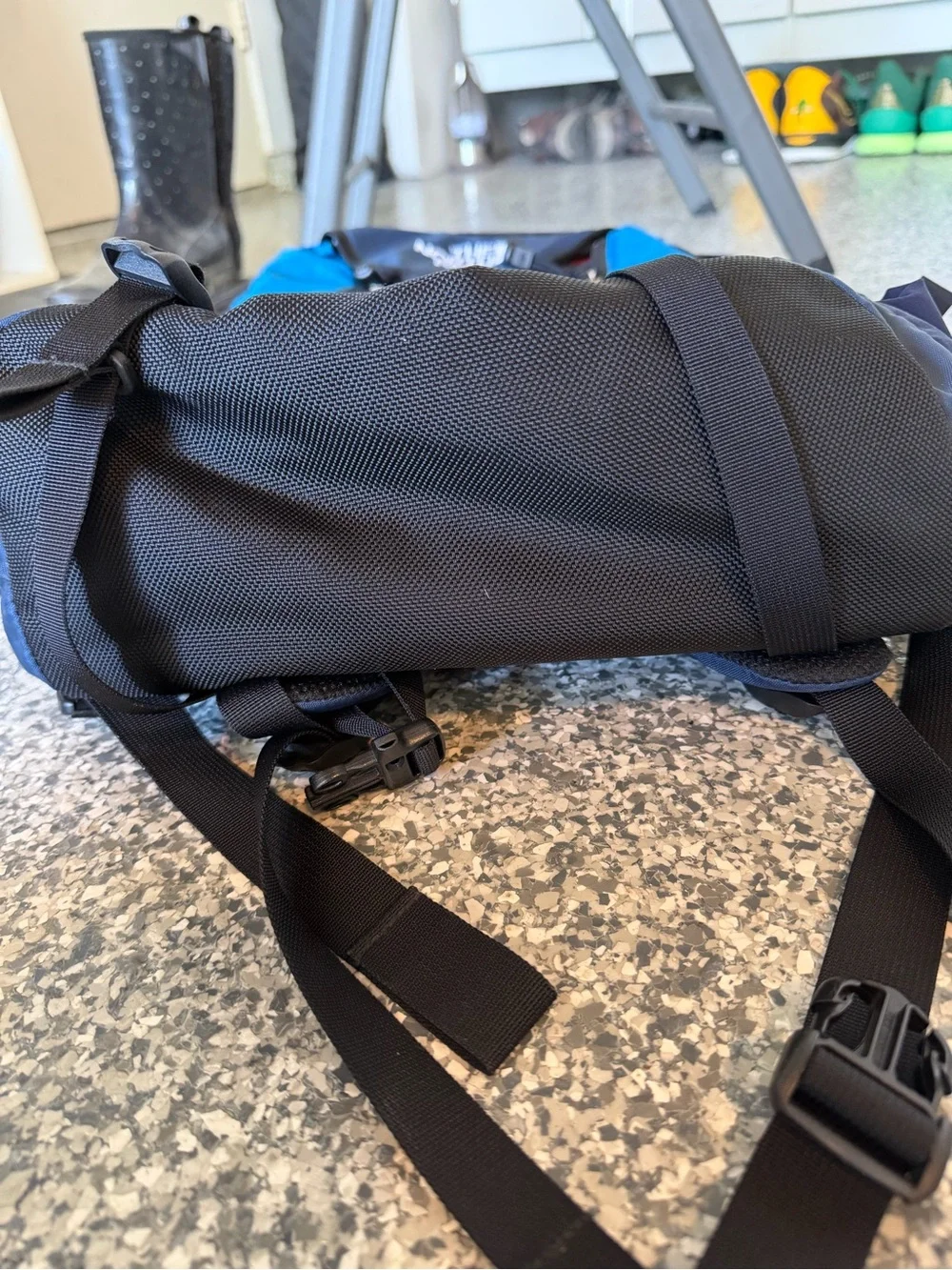 The North Face Surge Backpack- Blue and Navy Hiking Backpack